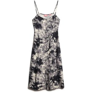 Superdry - Printed Button Cami - Mouwloze Midi-jurk