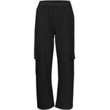 Kaffe - Broek 'Anaya' - Zwart - Katoen - Loosefit - High Waist