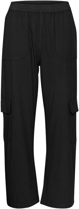 Kaffe - Broek 'Anaya' - Zwart - Katoen - Loosefit - High Waist