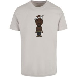 Mister Tee Shirt 'LA Sketch'  bruin / lichtgrijs / wit