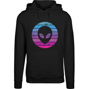F4NT4STIC Sweatshirt 'Alien Kopf'  azuur / lila / fuchsia / zwart