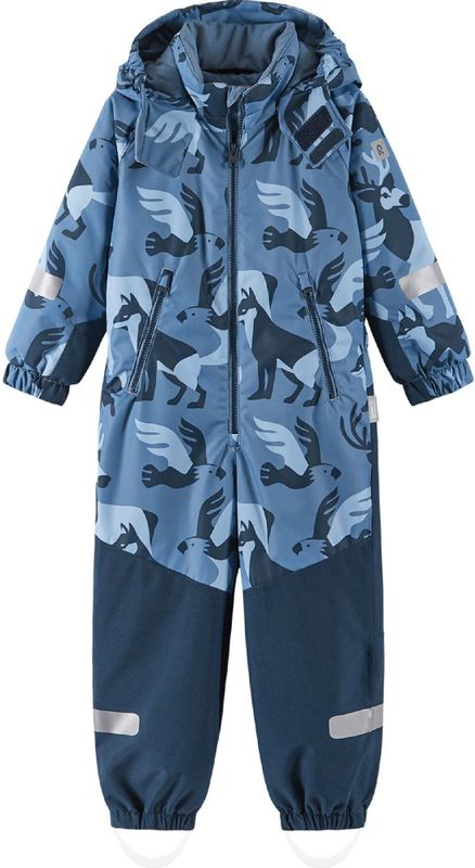 Reima Functioneel pak 'Kurikka'  blauw / azuur / zwart