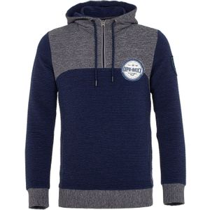 CIPO & BAXX Sweatshirt  donkerblauw / grijs gemêleerd