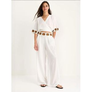 Bianco Lucci Broekpak  mokka / zwart / wit