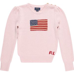 Polo Ralph Lauren - Katoenen Trui - Roze - Casual - Meisjes