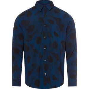 HUGO Overhemd 'Emero'  marine / zwart