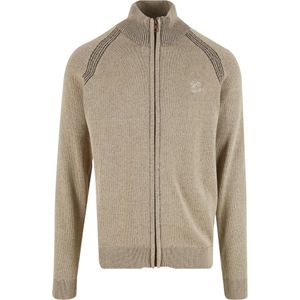 INDICODE JEANS Gebreid vest 'Fun'  aardetinten