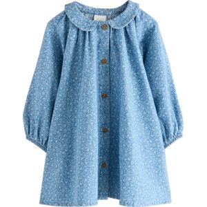 Next Jurk  blauw denim / wit