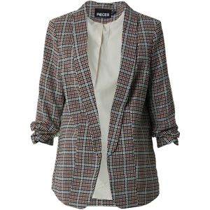 PIECES Blazers 'PCBOSS'  ivoor / navy / karamel / mintgroen