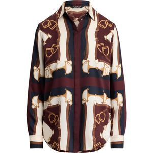 Lauren Ralph Lauren Blouse  ecru / navy / bruin / bourgogne