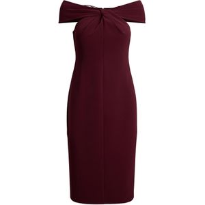Lauren Ralph Lauren Jurk 'TAKOTA'  donkerrood