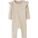 NAME IT BABY - Romper - Biologisch Katoen - Ribgebreid - Met Drukknopen