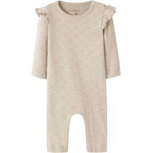 NAME IT BABY - Romper - Biologisch Katoen - Ribgebreid - Met Drukknopen
