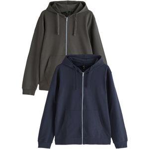 Next Sweatvest  navy / grijs