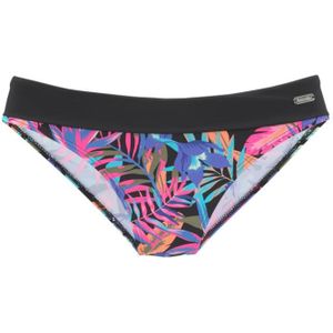Bikinibroekje - Zwart - Polyamide - Gedessineerd