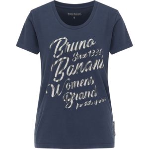 Bruno Banani Shirt 'Russell'  donkerblauw / wit