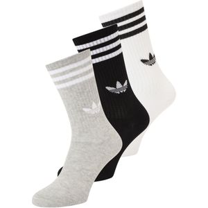 adidas - 3-stripes High Crew Socks - Sokken - Wit - 3 Paar