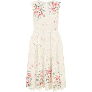 Yumi Jurk  gemengde kleuren / wit