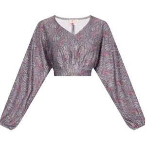 IZIA Shirt  lila / pink / wit