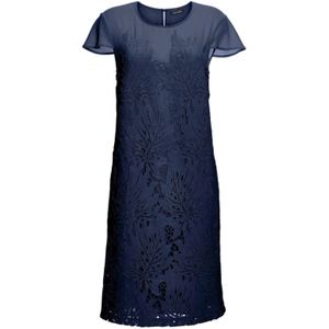 Goldner Cocktailjurk  marine