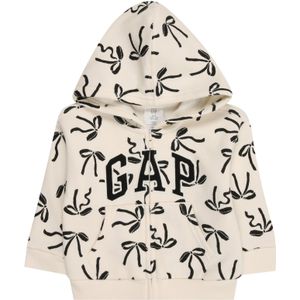 GAP Sweatvest  ecru / zwart