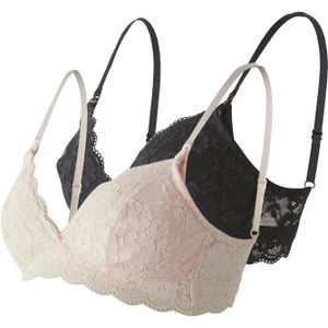 Lindex Maternity BH 'Iris'  lichtbeige / zwart
