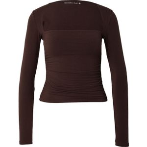 Abercrombie & Fitch Shirt  donkerbruin