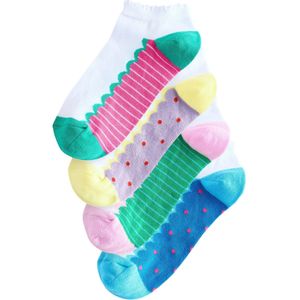 Next Sokken  blauw / groen / rosa / wit