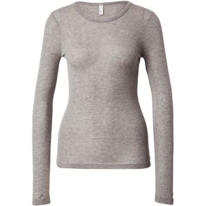 Samsøe Samsøe - Dou - T-shirt - Grijs Gemêleerd - Lange Mouw