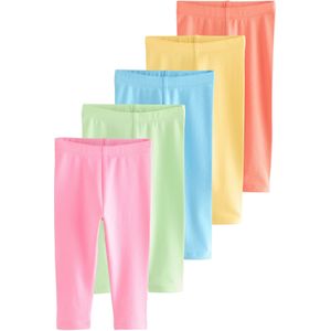 Next Leggings  hemelsblauw / geel / lichtgroen / lichtroze / lichtrood