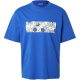 HUGO - Nurix - T-shirt - Open Blue - Met Coole Print