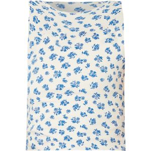 No Matter What Top  blauw / wit