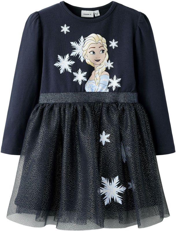 Frozen - Jurk - Regular Fit - Lange Mouwen - Ronde Hals