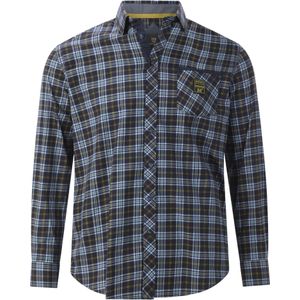 Jan Vanderstorm Overhemd 'Jorgren'  donkerblauw / geel