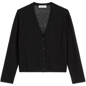 Marc O'Polo Gebreid vest  zwart