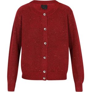 DreiMaster Klassik Gebreid vest  donkerrood