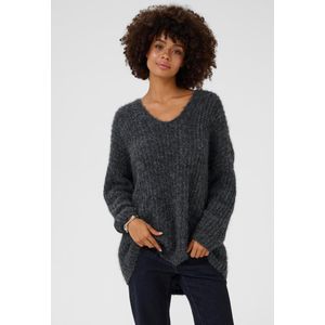 CULTURE Trui 'CU Brava' '  zwart gemêleerd