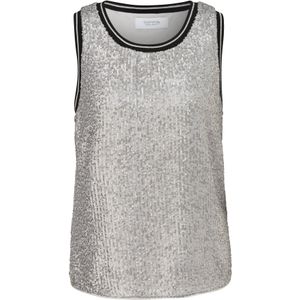 comma casual identity Blouse  zwart / zilver