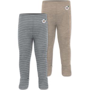 normani Broek  beige / grijs / wit