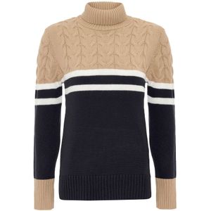 Jacey Quinn Trui  bruin / zwart / wit