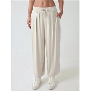 Hiccup Bandplooibroek  wit