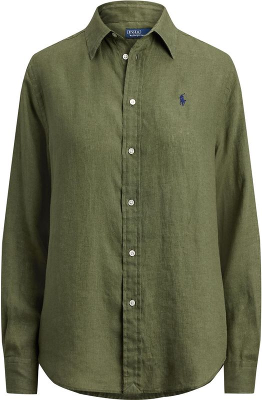 Polo Ralph Lauren Blouse 'CLASSIC'  olijfgroen
