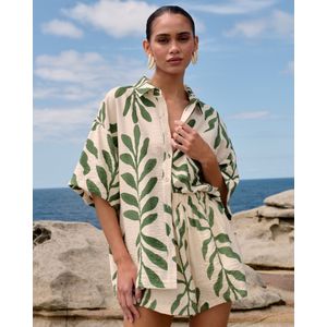 St MRLO Broek 'Kady'  groen / wit