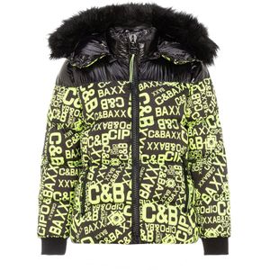 CIPO & BAXX Winterjas  neongroen / zwart