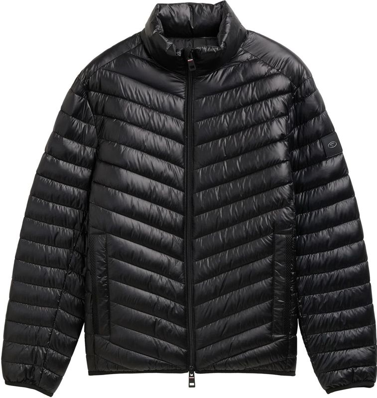 Tom Tailor - Gewatteerd Jack - Regular Fit - Effen - Opstaande Kraag - Winddicht