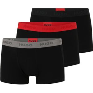 HUGO - Homme Pack De 3 Troncs - Zwart - Katoen