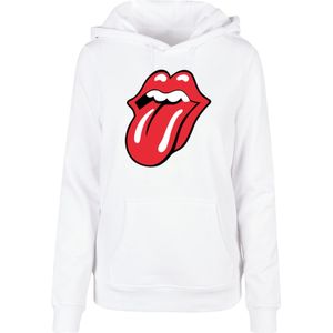 F4NT4STIC Sweatshirt 'The Rolling Stones Classic Tongue Blk'  rood / zwart / wit