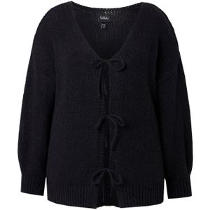 MIAMODA Gebreid vest  zwart