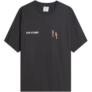 Bershka Shirt 'TOY STORY'  bruin / geel / donkergrijs / wit