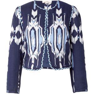 Derhy Tussenjas 'JIMMY'  navy / lichtblauw / wit